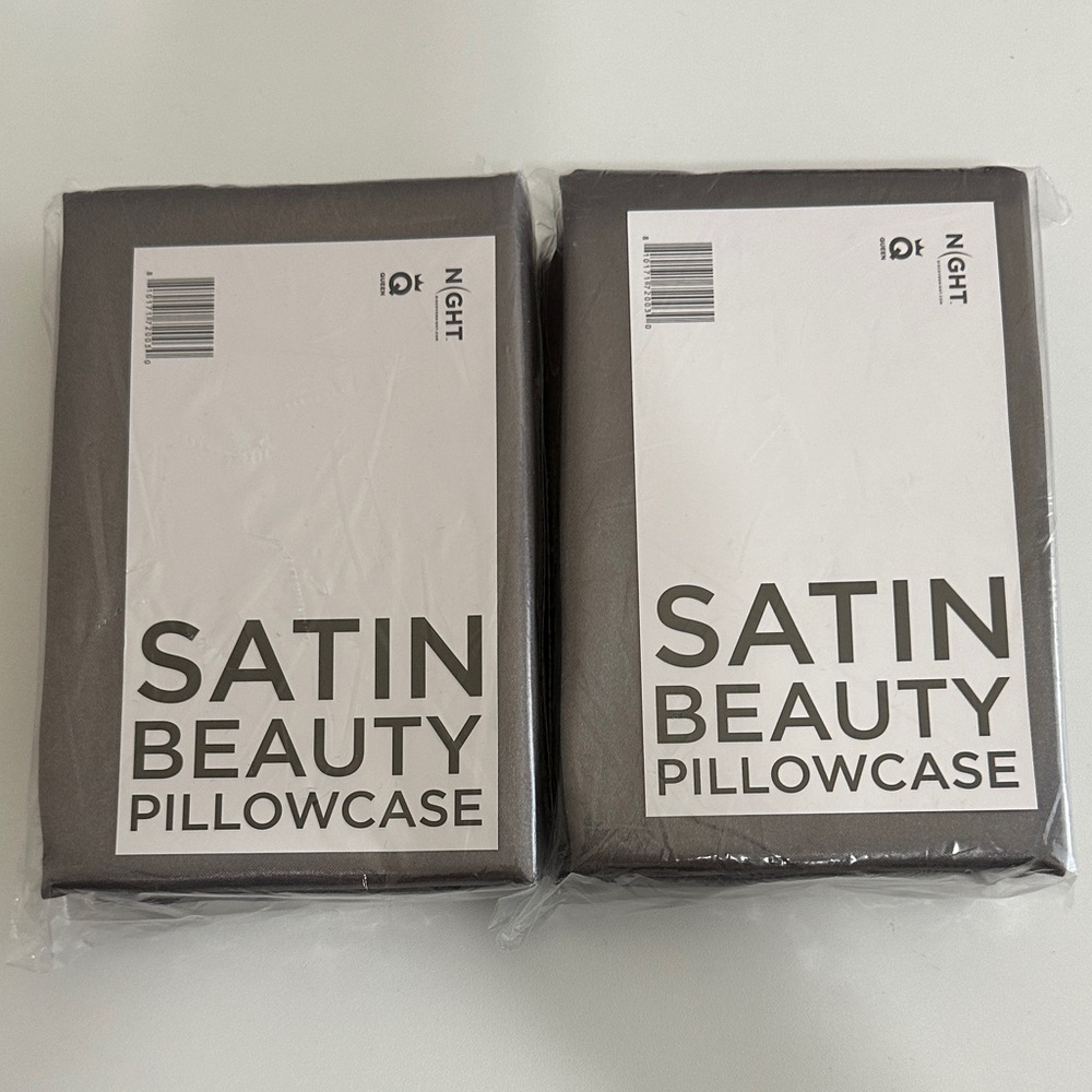 Satin Beauty Pillowcase - Gray